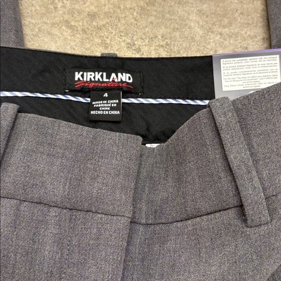 Kirkland Signature Charcoal Dress Pants - Picture 3 of 4